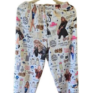 Taylor Swift Satin Pajama Bottoms Size Small